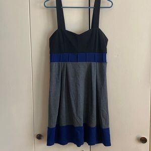 🆕 silence + noise Strappy Color Block Mini Dress